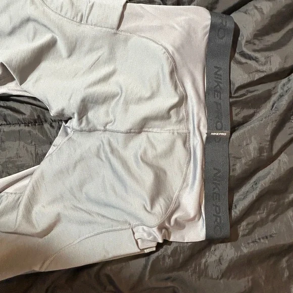 NWOT Nike Pro Dri-FIT Compression Tights Gray Training Leggings Mens XXL - Picture 7 of 11